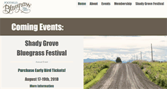 Desktop Screenshot of foothillsbluegrass.com